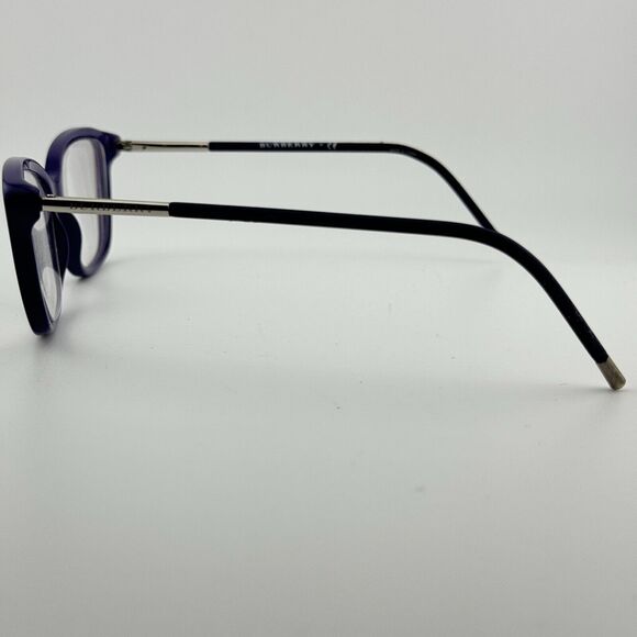 Burberry Eyeglasses Frames B 2170 3457 Purple Silver Cat Eye 52-15-140 H13343 - Picture 2 of 7